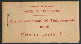 ** SENEGAL - CARNETS - ** - N°2 - Carnet De 20 T. à 0F10 - TB - Sonstige & Ohne Zuordnung