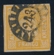 O BAVIERE - O - N°8 - 18k Ocre - Obl "243" -TB - Other & Unclassified