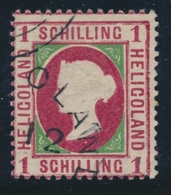 O HELIGOLAND - O - N°6 - 1s. Vert Et Carmin - Signé - TB - Héligoland