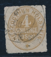 O SCHLESWIG - O - N°24 - 4s. Bistre - TB - Schleswig-Holstein