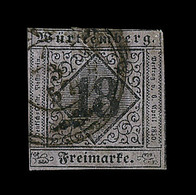 O WURTEMBERG - O - N°5 - 18k. Violet Gris - Defectueux - Petites Marges - TB - Other & Unclassified