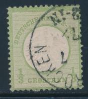 O ALLEMAGNE - EMPIRE  - O - N°2 - 1/3gr Vert - TB - Usados