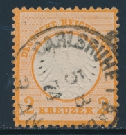 O ALLEMAGNE - EMPIRE  - O - N°8 - 2k Orange - TB - Used Stamps