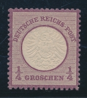 ** ALLEMAGNE - EMPIRE  - ** - N°13 - ¼ G. Violet - TB - Oblitérés