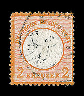 O ALLEMAGNE - EMPIRE  - O - N°21 - 2k. Orange - Une Dent Courte - TB - Gebruikt