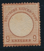 * ALLEMAGNE - EMPIRE  - * - N°24 - 9k. Brun Rouge - TB - Used Stamps