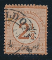 O ALLEMAGNE - EMPIRE  - O - N°28 - 2½ G. Brun Rouge - TB - Oblitérés