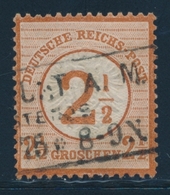 O ALLEMAGNE - EMPIRE  - O - N°28 - 2½ G. Brun Rouge - Obl Ferroviaire  - TB - Usados