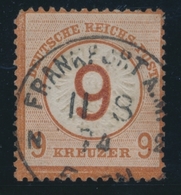 O ALLEMAGNE - EMPIRE  - O - N°29 - 9k Brun - Un Angle Arrondi - TB - Gebraucht