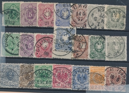 O ALLEMAGNE - EMPIRE  - O - N°30/41a + 44/50 - Plup. Belles Oblit. - Ensemble TB - Usados