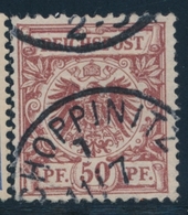 O ALLEMAGNE - EMPIRE  - O - N°50a - Brun Rouge - TB - Used Stamps