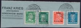 O ALLEMAGNE - REPUBLIQUE WEIMAR - O - N°398/400 S/frgt - TB - Ungebraucht