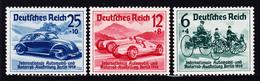 ** ALLEMAGNE - IIIEME REICH - ** - N°627/29 - TB - Unused Stamps