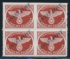 ** ALLEMAGNE - FELDPOST  - ** - MI N°10Bb-1 - Bloc De 4 - TB - Ocupación 1938 – 45