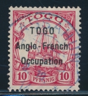 O TOGO BUREAU ALLEMAND - O - N°34A - 10pf - Surch. Type I - TB - Autres & Non Classés