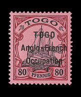 * TOGO BUREAU ALLEMAND - * - N°40 - 80p. Signé Calves - TB - Andere & Zonder Classificatie