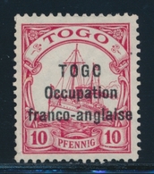 (*) TOGO BUREAU ALLEMAND - (*) - N°45 - 10p Rouge - TB - Andere & Zonder Classificatie