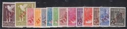 ** BERLIN - ** - N°1B/18B - "BECLIN Rouge" 14 Val. - TB - Usados