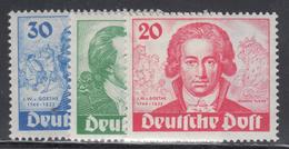 ** BERLIN - ** - N°51/53 - Goethe - TB - Used Stamps