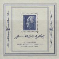 ** ALLEMAGNE ORIENTALE - EMISSIONS GENERALES - ** - BF1 - Goethe 1949 - TB - Other & Unclassified