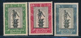 ** DANTZIG - ** - N°198/200 - Fontaine De Neptune - TB - Other & Unclassified