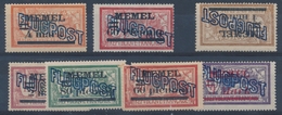 * MEMEL - * - PA N°1/7 - 7 Val - TB - Memel (Klaïpeda) 1923