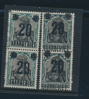 **/* SARRE  - **/* - N°50 Et 50b = 2 Paires Verticales (chaque 1 T. *) - TB - Other & Unclassified