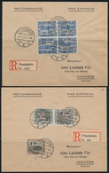 L SARRE - TETE-BECHE - L - N°71g + 75c Formant Bloc De 4 Obl Fraulau Tern - 27/5/21 S/ Recom. Pr La Belgique - TB - Andere & Zonder Classificatie