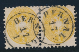 O AUTRICHE - O - N°22 - 2K Jaune -  Paire - TB - Unused Stamps