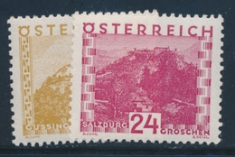 ** AUTRICHE - ** - N°378a Bistre Brun , 383a Brun Carminé - TB - Unused Stamps