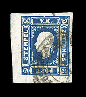 * AUTRICHE - TIMBRES JOURNAUX - * - N°5 - 1,05K Bleu - Signé J.F Brun - TB - Journaux