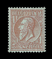 * BELGIQUE  - * - N°51 - 1F Rouge Brun S/vert - TB - 1849 Epaulettes