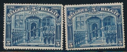 * BELGIQUE - * - N°147/48 - TB - 1849 Epaulettes