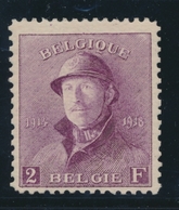 ** BELGIQUE - ** - N°176 - 2F Violet - TB - 1849 Epaulettes