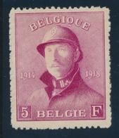 ** BELGIQUE - ** - N°177 - 5F - TB - 1849 Epaulettes