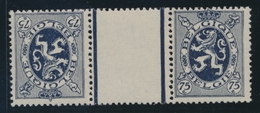 ** BELGIQUE - ** - N°288 - Tête-bêche Av. Interpanneau - TB - 1849 Epaulettes