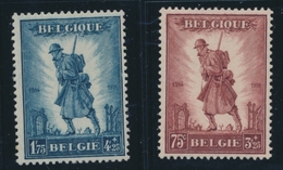 ** BELGIQUE - ** - N°351/52 - TB - 1849 Epaulettes