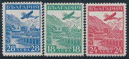 ** BULGARIE POSTE AERIENNE - ** - N°12/14 - Les 3 Val. - TB - Luftpost