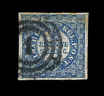 O DANEMARK - O - N°1 - 2s Bleu - Signé J.F. Brun - TB - Oblitérés