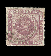 O DANEMARK - O - N°7 - 16s Lilas - TB - Used Stamps