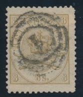 O DANEMARK - O - N°14a - 8s Bistre Olive - Dent 12½ - B - Used Stamps