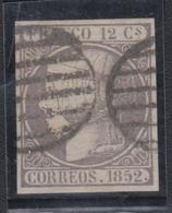 O ESPAGNE - O - N°13 - 12c Lilas - Nuance Claire - TB - ...-1850 Prephilately