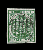 O ESPAGNE - O - N°28 - 2c Vert - TB - ...-1850 Préphilatélie