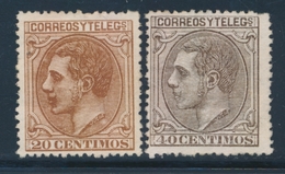 (*) ESPAGNE - (*) - N°186, 188 - 2 Valeurs - TB - ...-1850 Prephilately