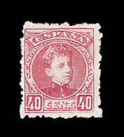 * ESPAGNE - * - N°221 - 40c Rose - Chiffres 000.000 Au Verso -TB - ...-1850 Prephilately