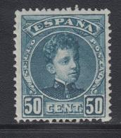 * ESPAGNE - * - N°222 - 50c Bleu - Comme ** - TB - ...-1850 Prephilately