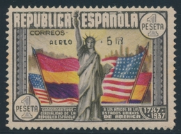 * ESPAGNE - POSTE AERIENNE  - * - N°194 - Constitution Des Etats Unis - TB - Neufs