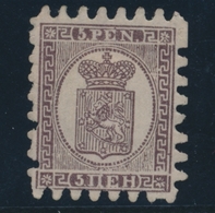 (*) FINLANDE - (*) - N°5III - Brun Lilas S/gris - TB - Used Stamps