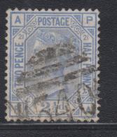 O GRANDE BRETAGNE - O - N°62 - 2½ Bleu X 20 - Obl. Variées - B/TB - Used Stamps