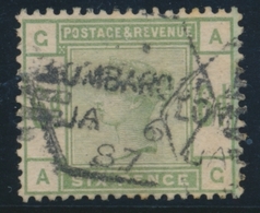 O GRANDE BRETAGNE - O - N°83 - 6p Vert - TB - Used Stamps